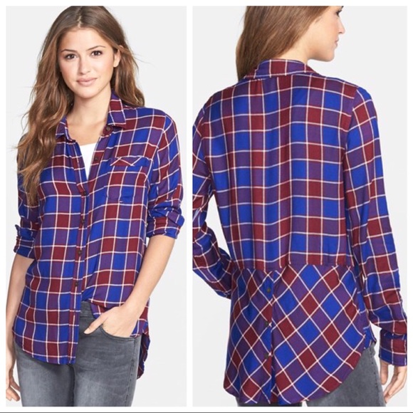 lucky brand bungalow plaid shirt